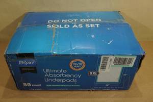 lot 30 image: Inspire Ultimate Absorbency Underpads XXL 36x36 Pack of 50