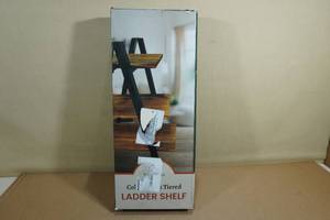 lot 135 image: BeneTerra 3 Tiered Collapsible Tray Stand
