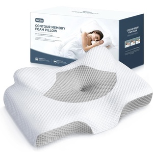 lot 139 image: Osteo Queen Bed Contour Memory Foam Pillow -Gray