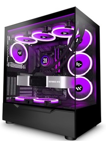 lot 221 image: Mid Tower Gaming Computer Case