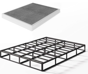 lot 219 image: Metal California King Box Spring with Cover