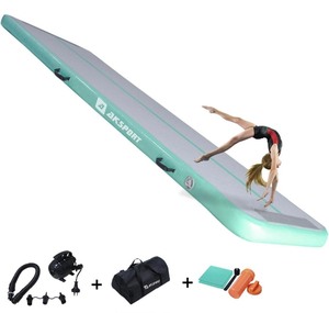 lot 190 image: Aksport Inflatable Gymnastics Tumbling Mat - 118 Long