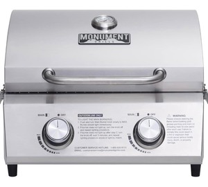 lot 210 image: Monument Grills Portable Tabletop Propane Grill