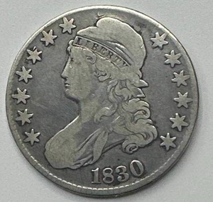 1830 Capped Bust Half Dollar