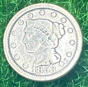 1853 Large Cent Penny