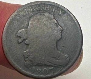 1807 Draped Bust Half Cent