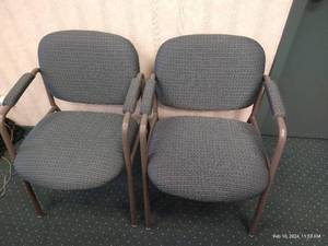 lot 25 image: Two Metal Chairs