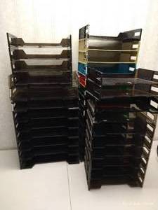 lot 27 image: Desktop Paper Organizers