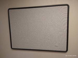 lot 39 image: Office Cloth Covered Cork Board
