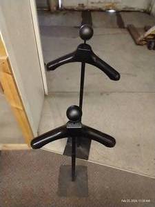 lot 74 image: (2) Black Adjustable Shirt Displays