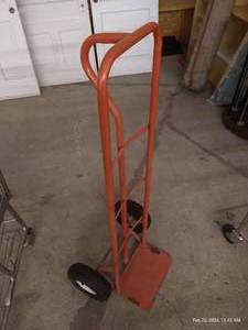 lot 80 image: Heavy Duty 2-Wheeled Hand Cart