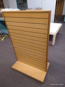 lot 93 image: Rolling Wood Product Display