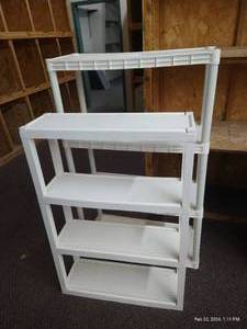 lot 95 image: (2) Plastic Shelves