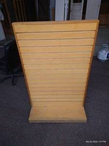 lot 110 image: Rolling Wood Product Display