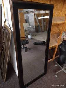 lot 127 image: Tall Mirror - Like New