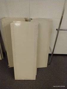 lot 141 image: Huge Pile of Metal Shelves
