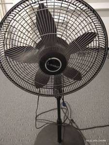 lot 142 image: Tall 4-Speed Lasko Pedestal Fan