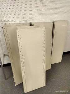 lot 151 image: Huge Pile of Metal Shelves
