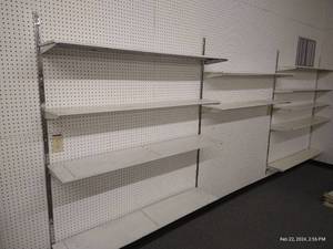 lot 154 image: Installed Wall-Mounted Shelves
