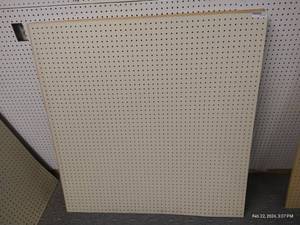 lot 159 image: (5) Sheets of Pegboard