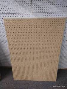 lot 163 image: (4) Sheets of Pegboard