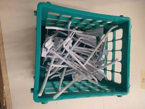 lot 182 image: Small Tote of Hook Hangers