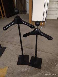 lot 199 image: (2) Shirt Display Stands