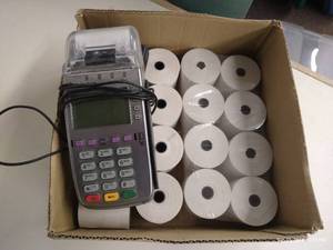 lot 201 image: VeriFone w Rolls