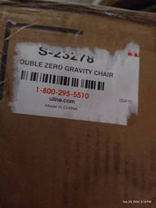 lot 227 image: NIB Double Zero Gravity Lawn Chair