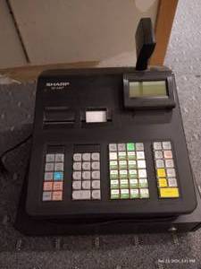 lot 244 image: Sharp XEA407 Register & Cash Box