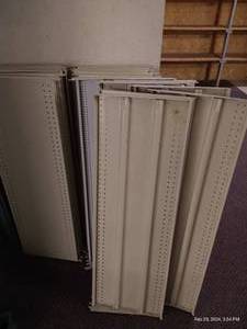 lot 251 image: 18 Metal Shelves
