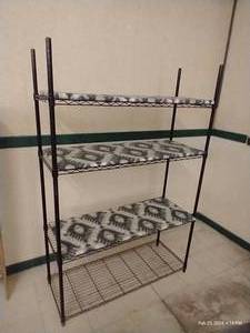 lot 261 image: Food Grade Adjustable Metal Shelf