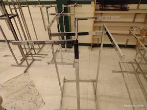lot 268 image: Two Square Hanger Display Racks