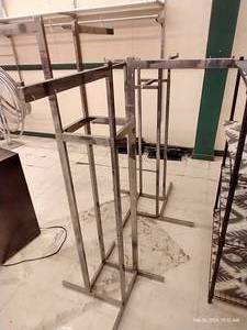 lot 286 image: Two Square Clothing Display Stands