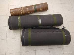 lot 289 image: Two Rubber Floor Mats & Carpet Protector Mat