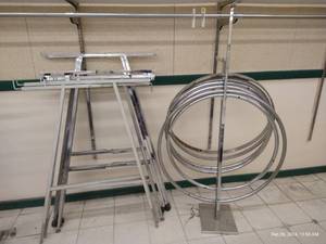 lot 290 image: Four 360 Clothing Racks