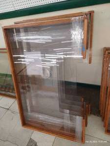 lot 298 image: Six Plexiglass WindowsCubicle Walls