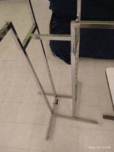 lot 321 image: Square 4-Way Clothes Display Rack