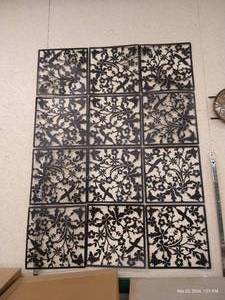 lot 337 image: Birds & Flowers Decore Squares