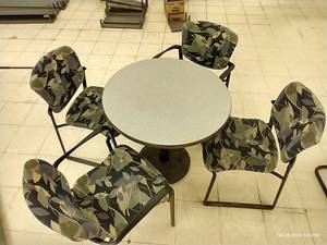 lot 349 image: Four Chairs wRound Table