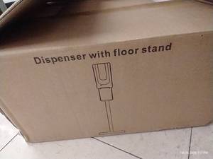 lot 362 image: NIB Soap Dispenser wDisplay Stand
