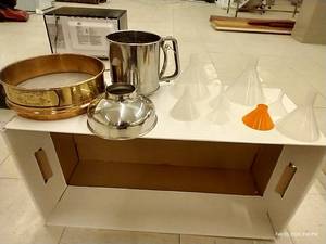 lot 368 image: Sieve, Funnel set & Sifter