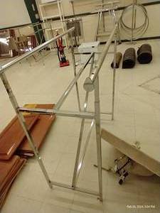 lot 377 image: Double Pole Clothing Rack