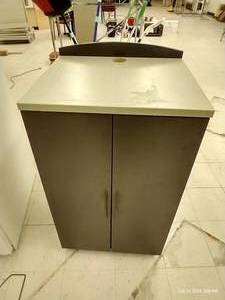 lot 381 image: Rolling Electronic Storage Cart
