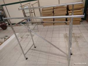 lot 391 image: Double Pole Clothing Rack