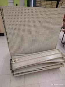 lot 401 image: Peg Board Shelving System Example A