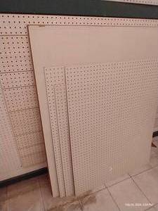lot 408 image: Leftover Peg & Cork Boards