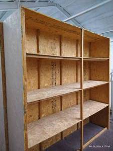 lot 429 image: Plywood Lockers