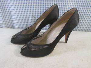 lot 163 image: (BSB) Leather Made In Spain Heels Size 10 - Used