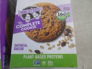 lot 192 image: (B-1) 2 Boxes of 12 Large Lenny & Larrys Oatmeal Raisin Cookies Past Date
